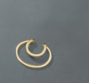 gold moon ear cuff