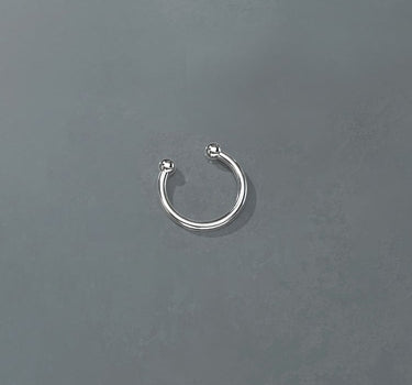 bijou d oreille ear cuff fer a cheval argent