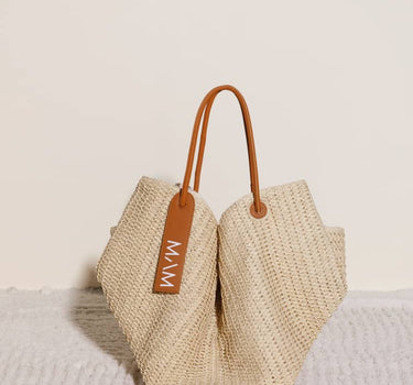 Raffia shoulder bag 