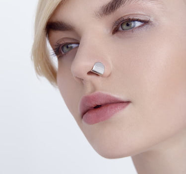 Cool nose ring in silver