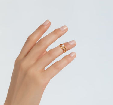 pearl toe ring