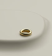 Simple ring in 18K gold finish